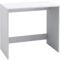 EONLION Small Compact Modern Computer PC Laptop Desk Study Table Home Office Workstation in White