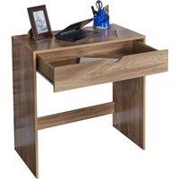 EONLION Oak Wooden Dressing Table Vanity Computer Desk Bedroom Furniture Office Drawer in Light Oak