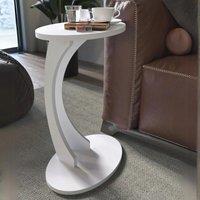 EONLION C-Shaped Sofa Side & Nesting Table Coffee Laptop Workspace Living Room Dcor in White