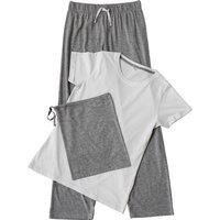 Towel City Women's Pyjama Set in White | Size: 2XL