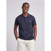 U.S. POLO ASSN. Men's Combed Cotton Polo Shirt in Dark Navy | Size: 2XL