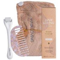 Hair Loving Women's Deluxe Hair Pamper Box Beauty Renewal 50ml in Pale Orange