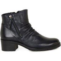 Gabor Women's 'Jenna' Heeled Ankle Boots in Midnight | Size: 5.5