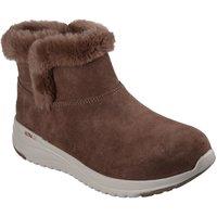 Skechers Women's On-the-GO Stellar - Cozy Step Shoe in Chocolate | Size: 5