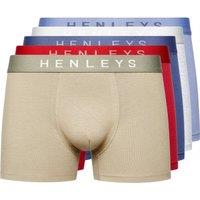 Henleys Men's Motley Boxers 5 Pack | Size: 2XL