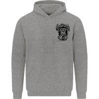 Gas Monkey Garage Men's Blood Sweat & Beers Hoodie in Grey | Size: Medium
