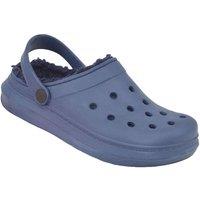 Chums Women's Fleece Lined Clog in Navy | Size: 7