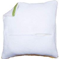 Vervaco CUSH BACK W/ZIP WHITE - Cushion Back: with Zipper: White