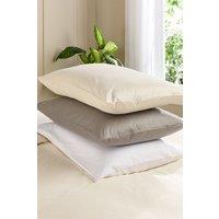Hotel Pure Luxury 5 Star Classic Pillowcase - Pair in Grey | Size: Standard Pillow Case