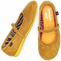 Moshulu 'Mini Banoffee' Colourful Ballet Slippers in Yellow | Size: Infant 11