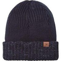 Sealskinz Men's Waterproof Cold Weather Roll Cuff Beanie Hat in Navy | Size: S/M