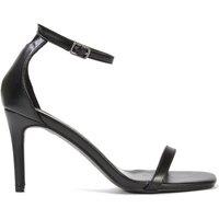 XY London Women's 'Emma' Strappy Stiletto High Heels With Ankle Strap in Black | Size: 4