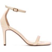 XY London Women's 'Emma' Strappy Stiletto High Heels With Ankle Strap in Nude | Size: 6