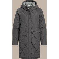 Craghoppers Women's Sweetgrass Longline Hooded Padded Jacket in Green | Size: 16