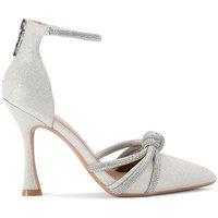 KG Kurt Geiger Women's 'Ava2' Fabric Heels in Silver | Size: 6