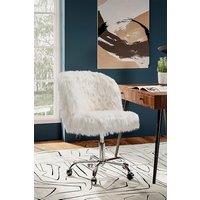 Modern Fluffy Faux Fur Office Chair