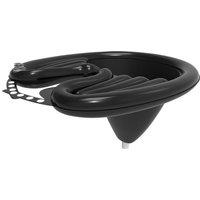 Leaper Inflatable Raised Shampoo Basin for Home Care in Black