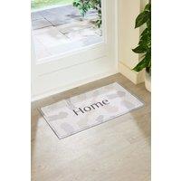 Artsy Mats Neutral Paint Splash Home Indoor Outdoor Doormat (70 x 40cm) in Beige | Size: 40 cm x 70 cm