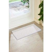 Artsy Mats Neutral Leaf Indoor Outdoor Doormat (70 x 40cm) in Beige | Size: 40 cm x 70 cm