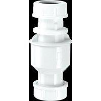 McAlpine CONVALVE In-Line Vertical Non-Return Valve For 19/23mm Inlet & Outlet in White