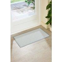 Artsy Mats Teardrop Sage Green Indoor Outdoor Doormat (70 x 40cm) in Beige | Size: 40 cm x 70 cm