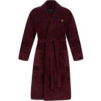 Lyle & Scott Men's Lucas Giftwrapped Bathrobe Wine Tasting in Red | Size: XL
