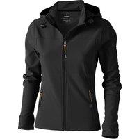 Elevate Women's Langley Softshell Jacket in Dark Grey | Size: Small