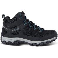 Regatta Women's Edgepoint Waterproof Breathable Mid Walking Boots in Black | Size: 8