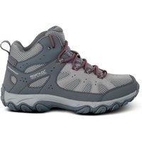 Regatta Women's Edgepoint Waterproof Breathable Mid Walking Boots in Grey | Size: 8