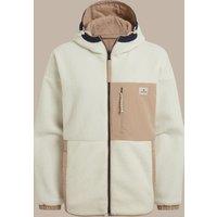 Craghoppers Women's Longlands Reversible Borg Hooded Water-Repellent Jacket in White | Size: 18