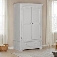 Seconique Bordeaux 2 Door Wardrobe (Part Assembled) in Light Grey