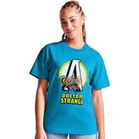 Doctor Strange Women's Spellcasting Relaxed Fit Marvel T-Shirt in Mid Blue | Size: Large