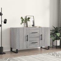 Berkfield Home Sideboard Grey Sonoma 100x36x60 cm Engineered Wood | Size: 100 x 36 x 60 cm