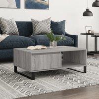 Berkfield Home Coffee Table Grey Sonoma 90x60x35 cm Engineered Wood | Size: 90 x 60 x 35 cm