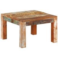 Berkfield Home Coffee Table 55x55x35 cm Solid Wood Reclaimed | Size: 55 x 55 x 35 cm