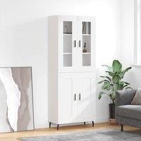 Berkfield Home Highboard White 69.5x34x180 cm Engineered Wood