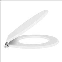 Marco Paul 18" Wooden White Toilet Seat Soft Close