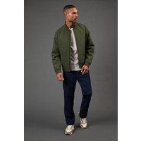 Burton Men's Khaki Classic Harrington Jacket | Size: Small