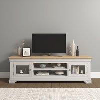 Seconique Bordeaux TV Stand (Fully Assembled) in Ivory