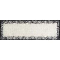 OHS Abstract Washable Non Slip Soft Runner Rug in Beige | Size: 160 cm x 230 cm
