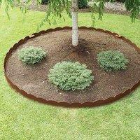 Primrose Scalloped Top Edging Garden Lawn Edge Section in Bronze in Light Bronze | Size: 1 Pack