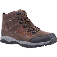 Cotswold Men's 'Maisemore' Suede Mesh Hiking Boots in Brown | Size: 12