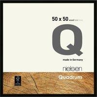 nielsen Quadrum 50 x 50cm Wooden Picture Frame With Protective Glass Front in Black | Size: 50 x 50 cm