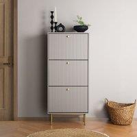 Home Garden Direct Devon - Shoe Cabinet - Grey