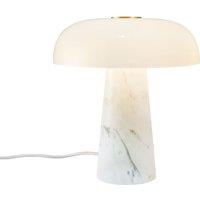 Nordlux Premium Indoor Table Lamp White Marble E14 Weighted Base - Mains Powered, IP20