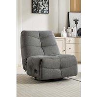 Austin Swivel & Rocker Manual Fabric Recliner Chair Grey