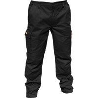 Result Men's Stretch Work Trousers Pants (34inch Long Length) in Black | Size: 44R