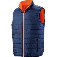 Result Men's Safeguard Reversible Soft Padded Safety Gilet in Burnt Orange | Size: XL