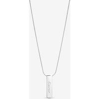Simply Silver Women's Sterling Silver 925 Polished Bar Pendant