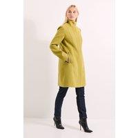 Wallis Women's Principles by Funnel Neck Coat in Lime | Size: 14